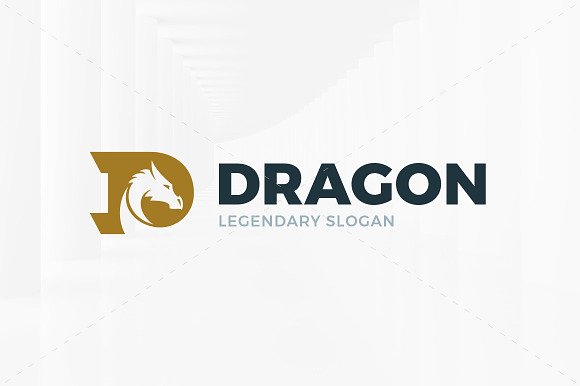 Dragon - Letter D Logo in Logo Templates - product preview 1