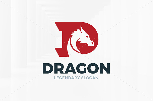 Dragon - Letter D Logo in Logo Templates - product preview 2