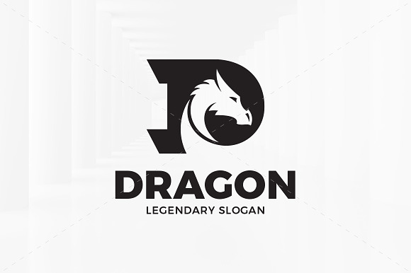Dragon - Letter D Logo in Logo Templates - product preview 4