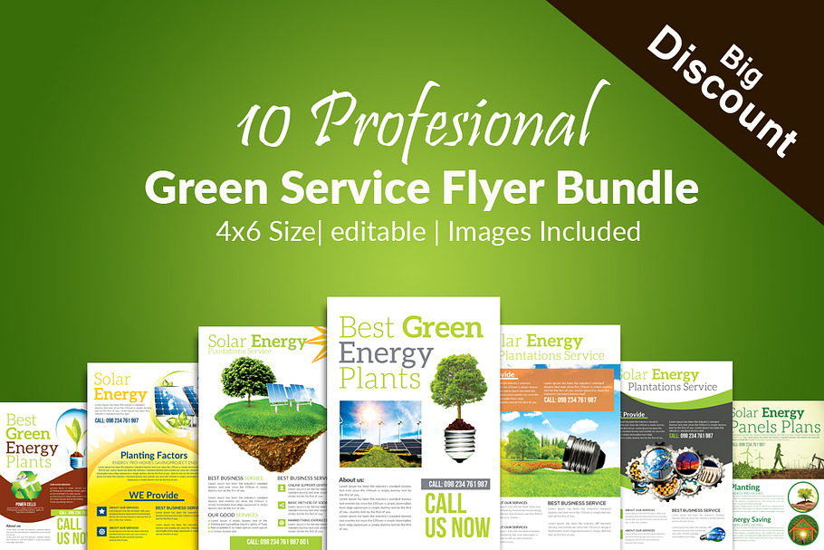 10 Save Energy Flyer Bundle Vol:01