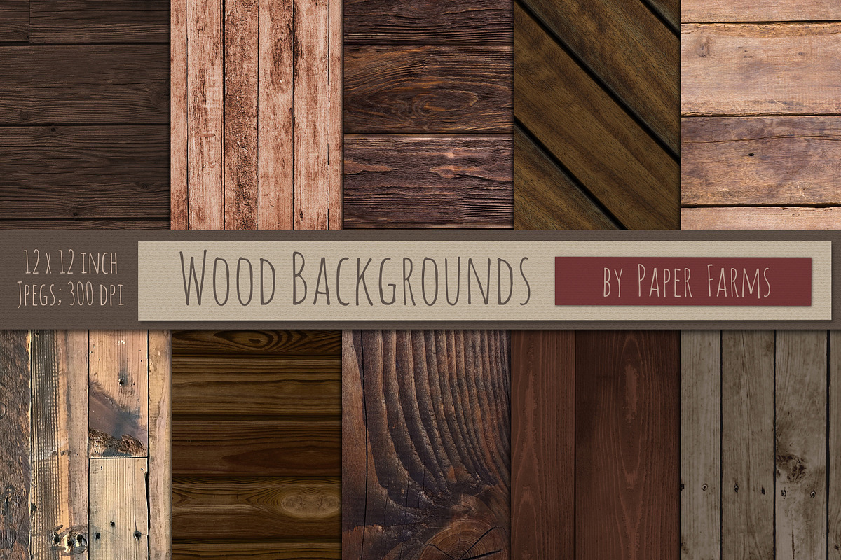 Wood Backgrounds in Textures - product preview 8