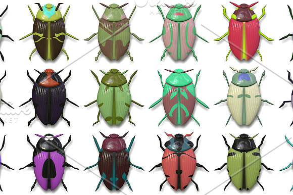 10 Beetle Collection Backgrounds in Textures - product preview 8