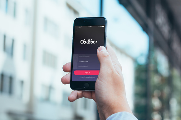 Clubber iOS App in Templates - product preview 1