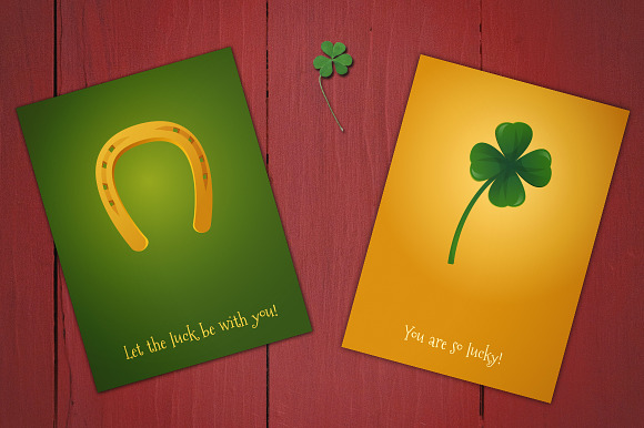 3 Postcards St. Patrick`s Day in Illustrations - product preview 1