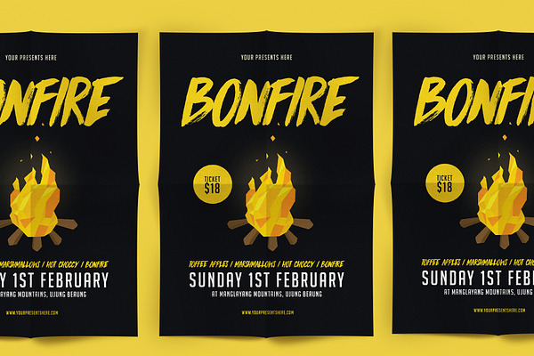 Bonfire Flyer