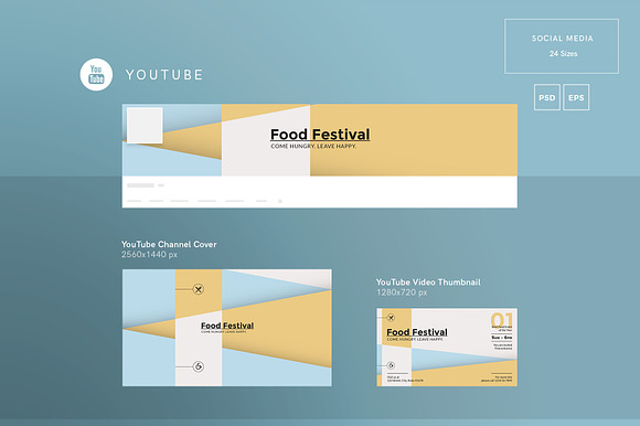 Branding Pack | Food Festival in Branding Mockups - product preview 2