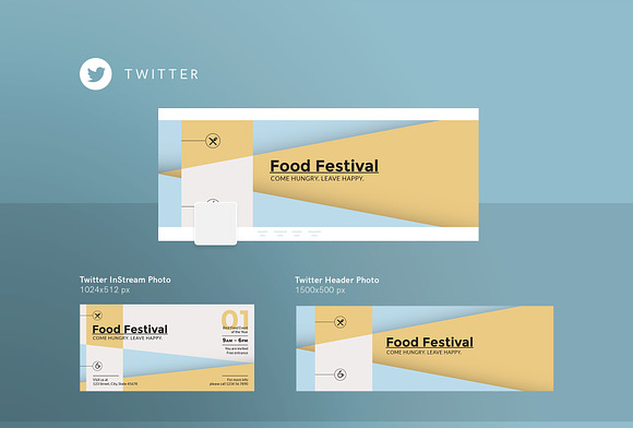 Branding Pack | Food Festival in Branding Mockups - product preview 5