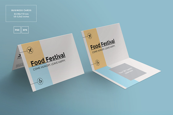 Branding Pack | Food Festival in Branding Mockups - product preview 6