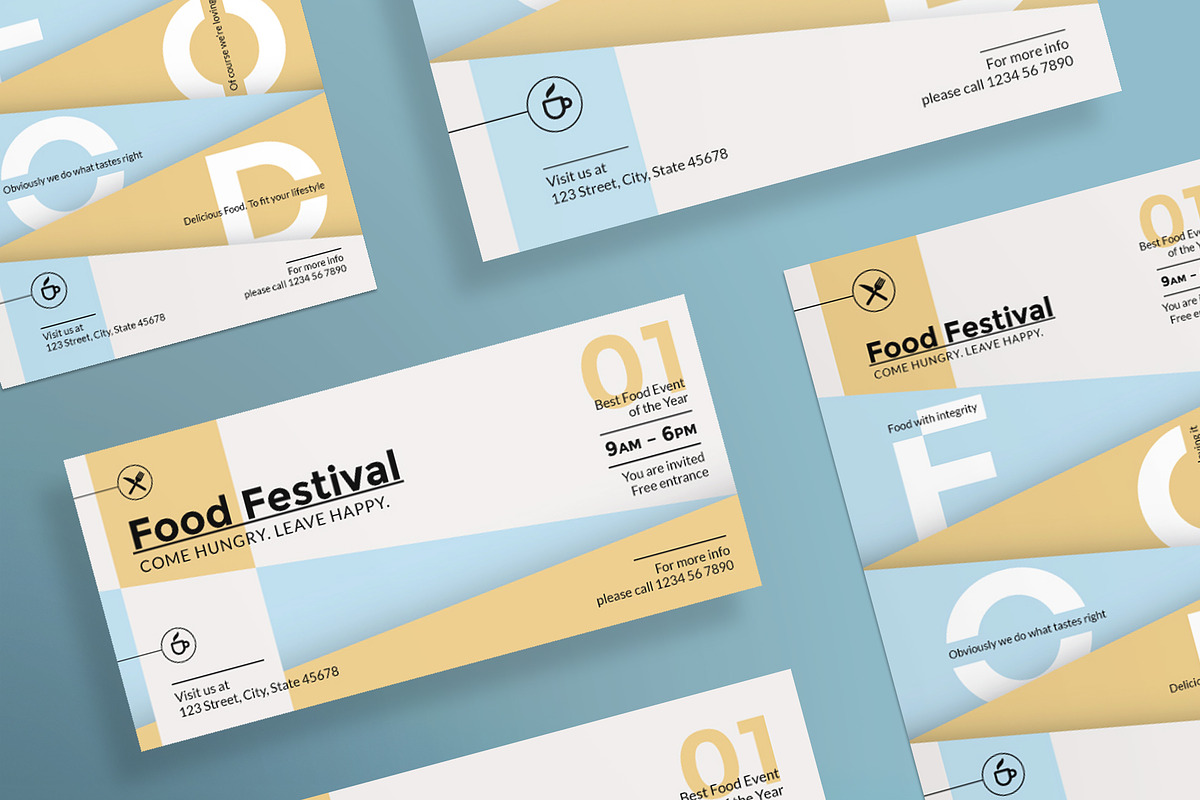 Flyers | Food Festival in Flyer Templates - product preview 8