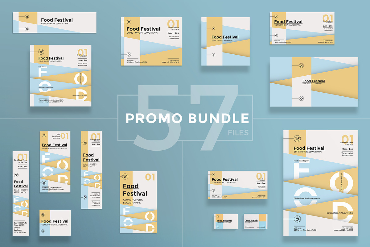 Promo Bundle | Food Festival in Templates - product preview 8