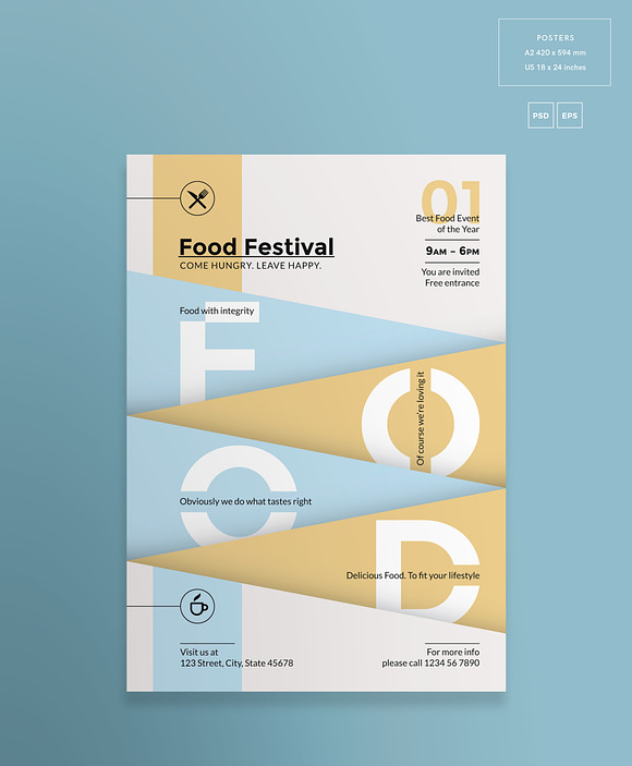 Promo Bundle | Food Festival in Templates - product preview 14