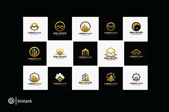 50 Real Estate Logo Templates Bundle in Logo Templates - product preview 3