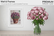 Spring Flowers & 90 Frames Mockup