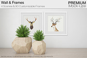 Wall & Frames Mockup - Plants