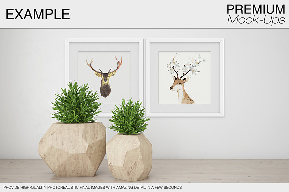 Wall & Frames Mockup - Plants in Print Mockups - product preview 10