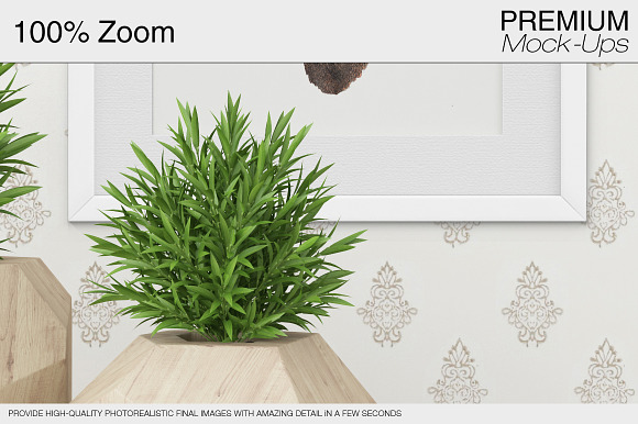 Wall & Frames Mockup - Plants in Print Mockups - product preview 16