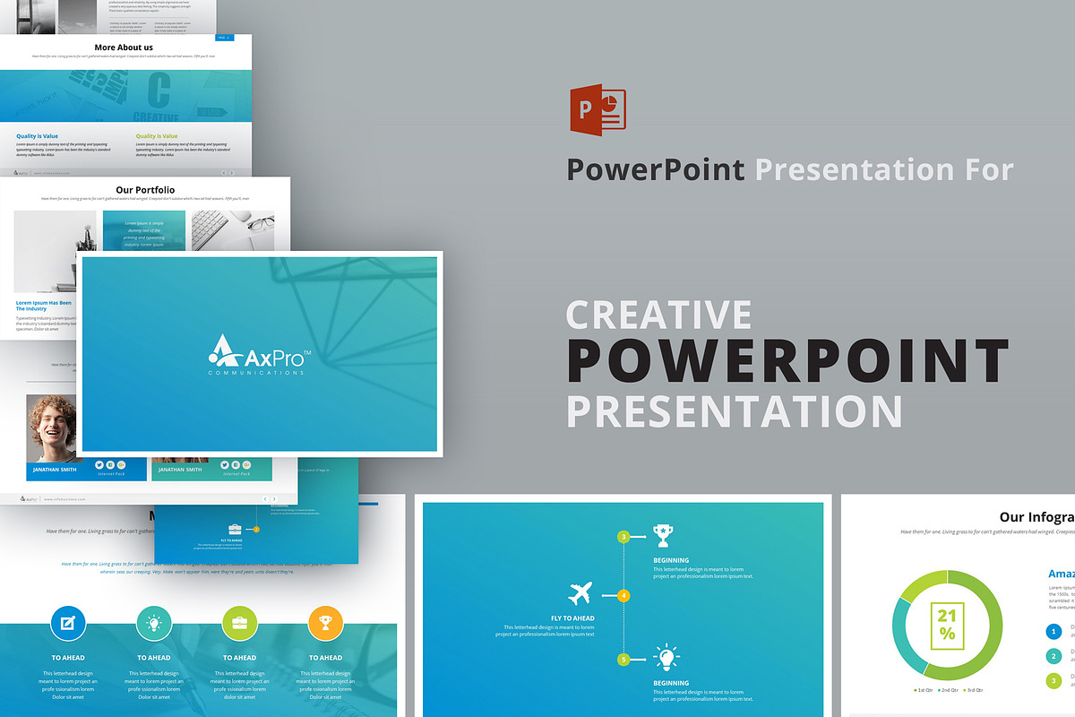 Creative Powerpoint Presentation in PowerPoint Templates - product preview 8