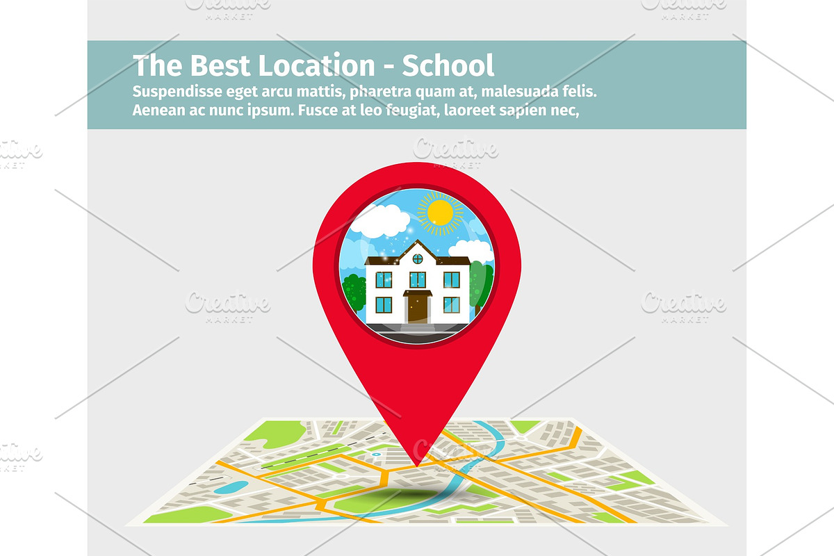 The best location school in Illustrations - product preview 8