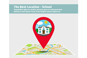 The best location school