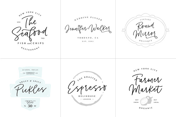 Pinot Handwritten Font & Logos in Handwriting Fonts - product preview 4