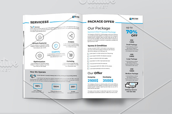 Proposal Template in Brochure Templates - product preview 12