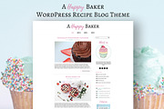 A Happy Baker - Wordpress Blog Theme