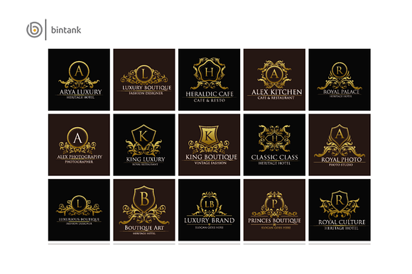 Luxury Logo Templates, 50 Set  in Logo Templates - product preview 1