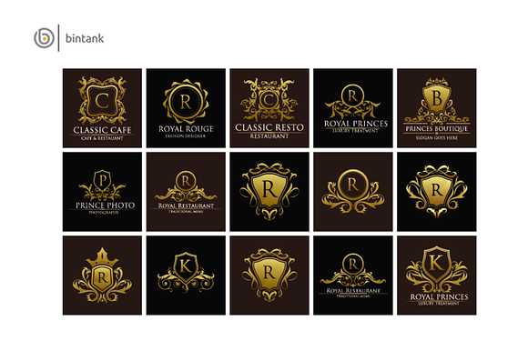 Luxury Logo Templates, 50 Set  in Logo Templates - product preview 2