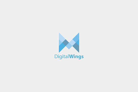 Digital Wings Logo Template in Logo Templates - product preview 2