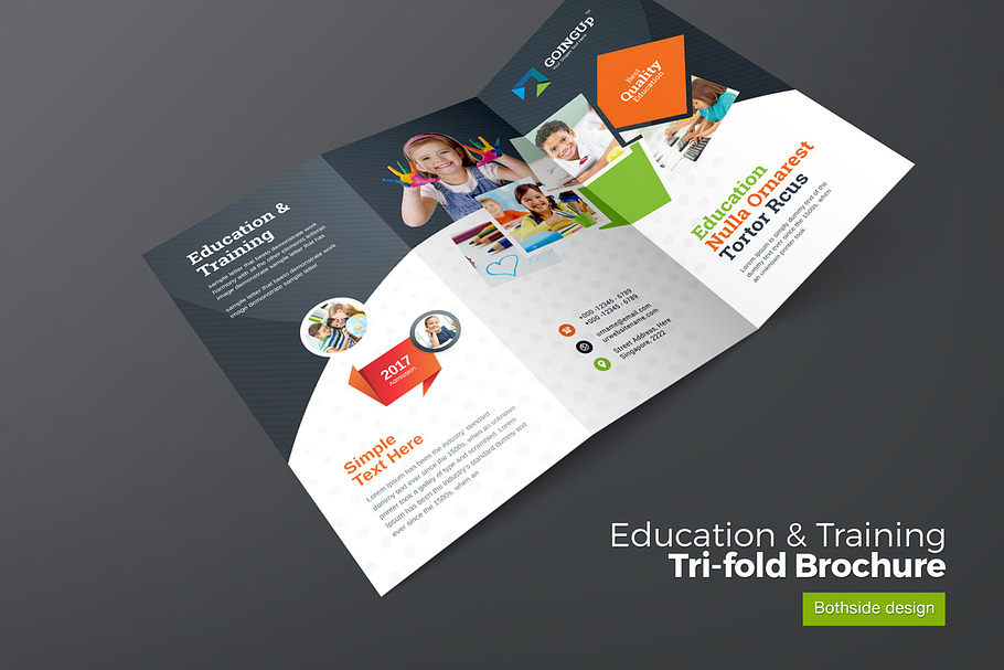 Education TriFold Brochure in Brochure Templates - product preview 8