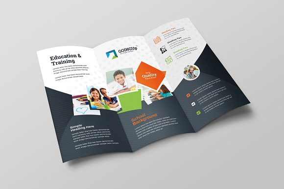 Education TriFold Brochure in Brochure Templates - product preview 1