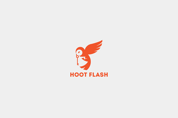 Hoot Flash Logo Template in Logo Templates - product preview 2