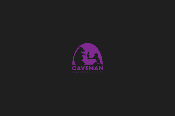 Caveman Logo Template in Logo Templates - product preview 2