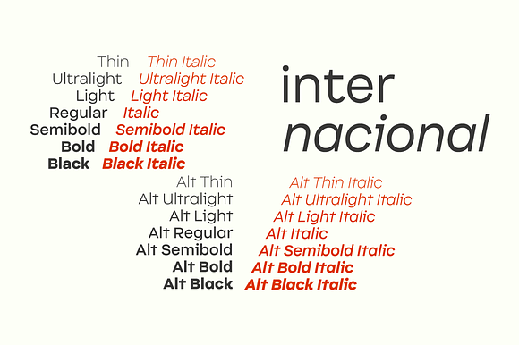 Internacional - 50% off in Sans-Serif Fonts - product preview 7