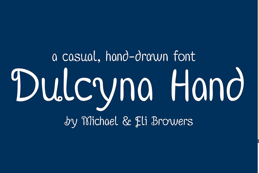 Dulcyna Hand Font in Display Fonts - product preview 8