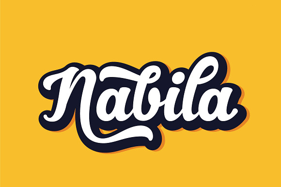 Nabila (50% Off) in Twitter Fonts - product preview 4