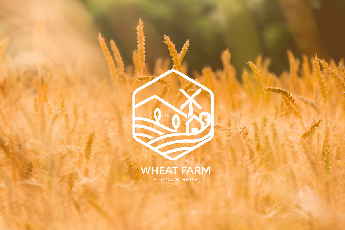 Agriculture - Wheat Farm Logo in Logo Templates - product preview 8