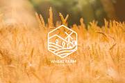 Agriculture - Wheat Farm Logo