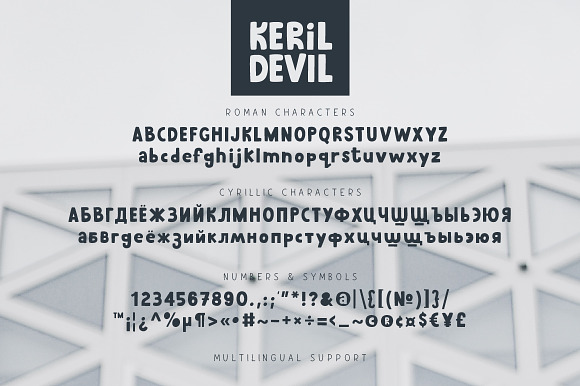 Keril Devil in Display Fonts - product preview 4