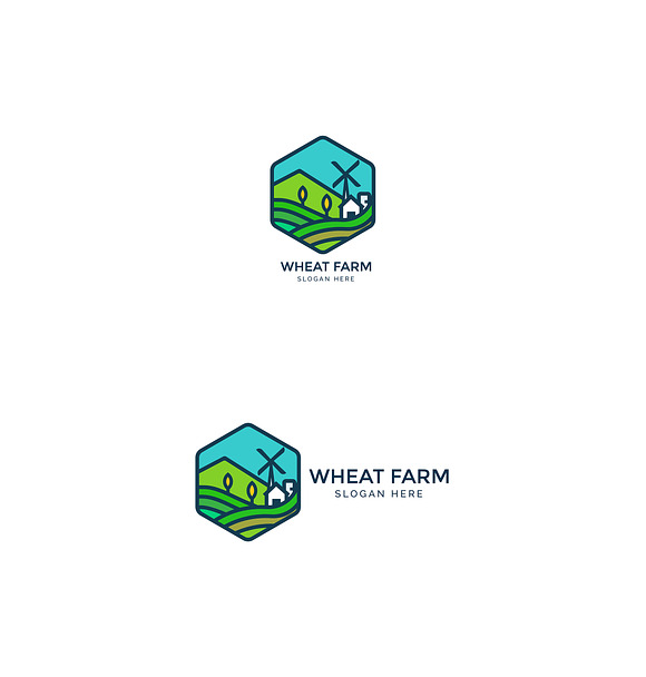 Agriculture - Wheat Farm Logo in Logo Templates - product preview 2