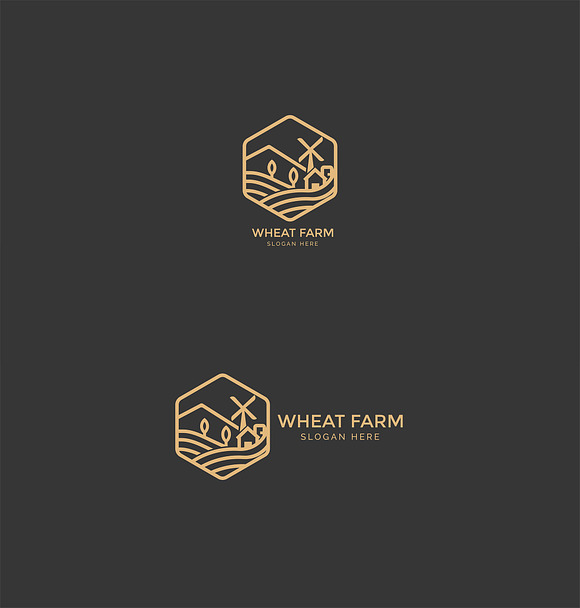 Agriculture - Wheat Farm Logo in Logo Templates - product preview 5