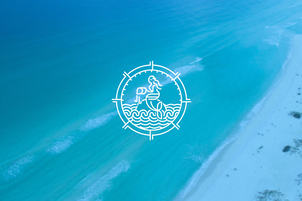The Mermaid - Ocean Beauty Logo
