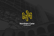 Letter N - Construction Logo