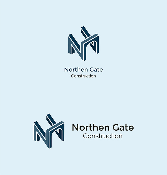 Letter N - Construction Logo in Logo Templates - product preview 2