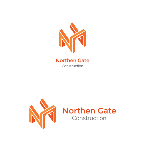 Letter N - Construction Logo in Logo Templates - product preview 4