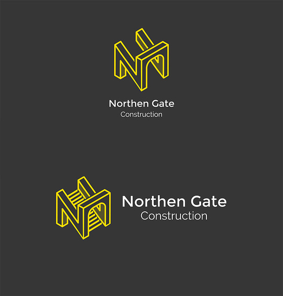 Letter N - Construction Logo in Logo Templates - product preview 7