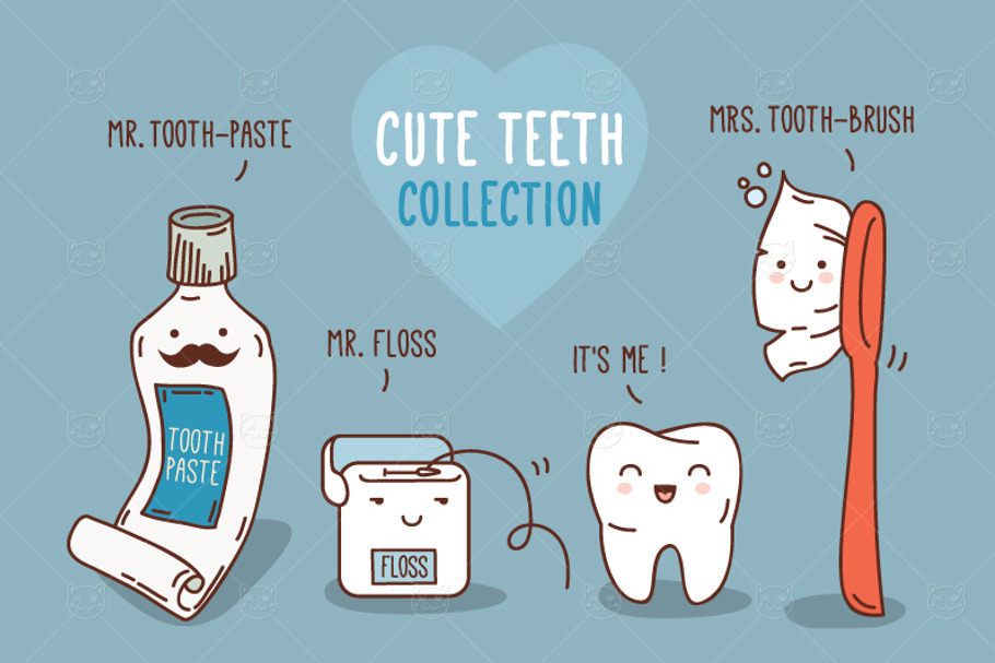 Mega Collection Cute Teeth