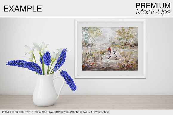 Spring Tulips & 90 Frames in Print Mockups - product preview 10