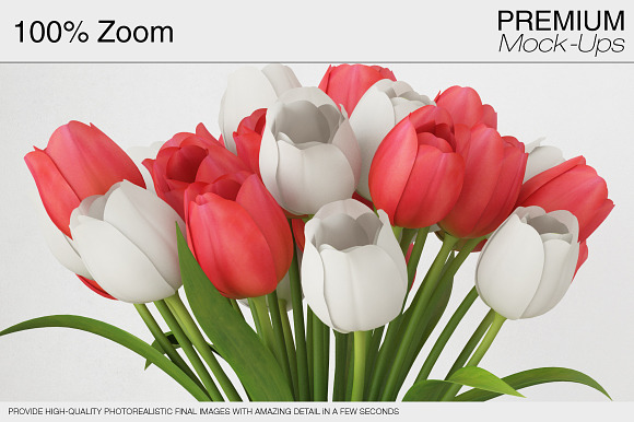 Spring Tulips & 90 Frames in Print Mockups - product preview 13