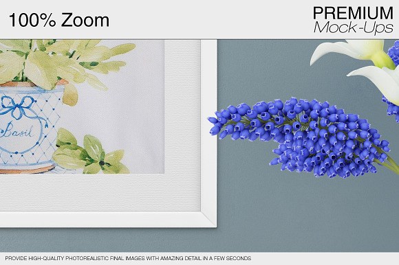 Spring Tulips & 90 Frames in Print Mockups - product preview 14